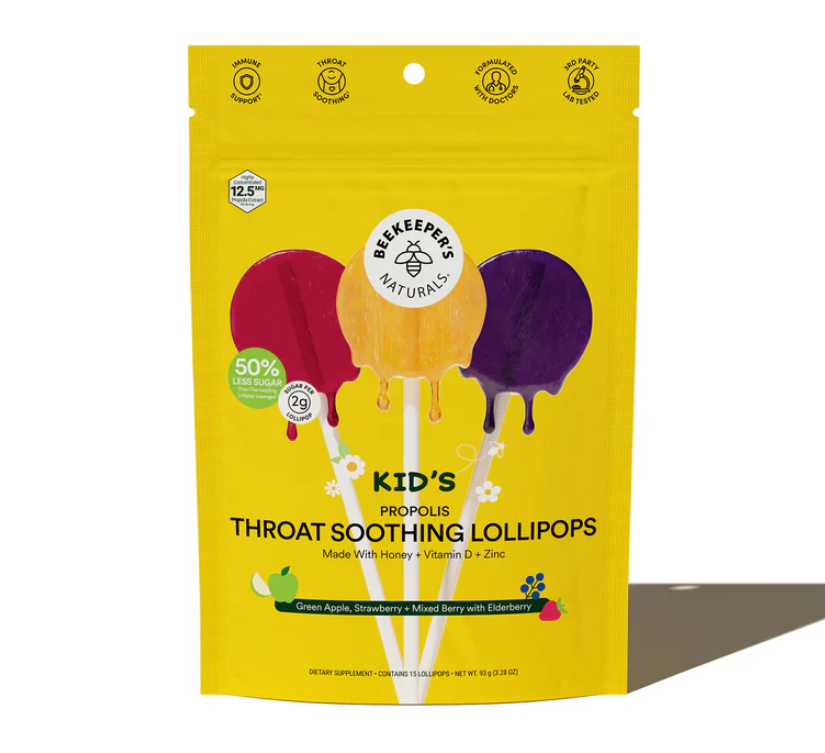 Kid’s Throat Soothing Lollipops