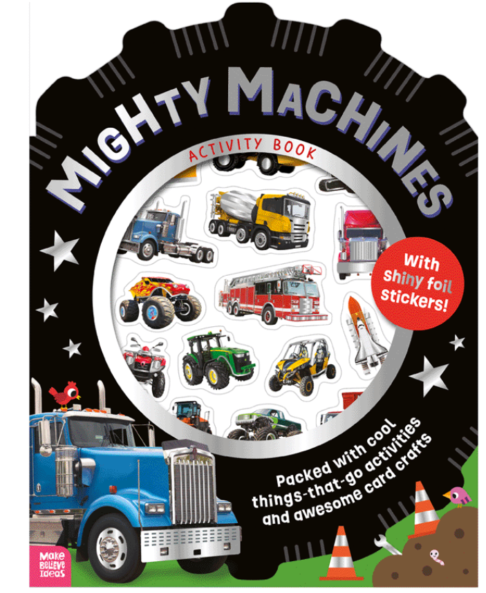 MIGHTY MACHINES ACTIVITY BOOK