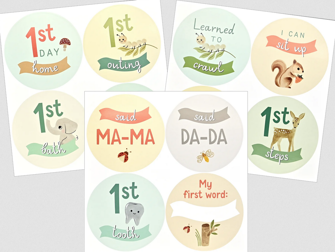 Baby's First Years-A Modern Memory Book with Keepsake Box