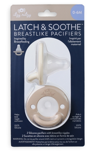 Latch & Soothe™ Breastlike Pacifier - Taupe