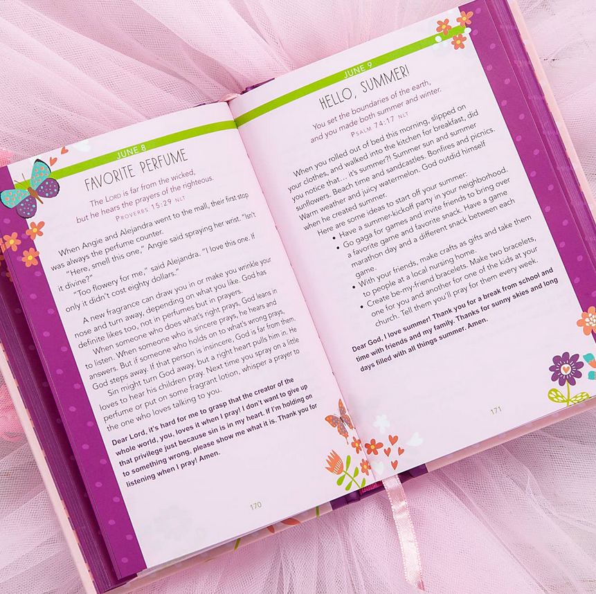 A Little God Time For Girls (Devotional For Girls, Ages 6-9)