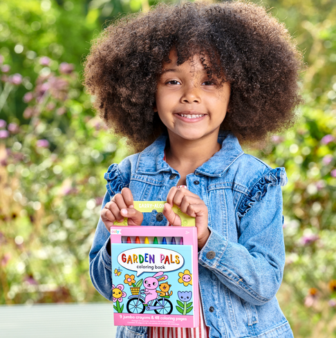 Carry-Along: Coloring Book Set - Garden Pals