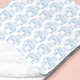 Sugar + Maple Sherpa-Lined Personalized Blanket | Elephants