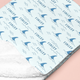 Sugar + Maple Sherpa-Lined Personalized Blanket | Shark Fin