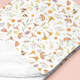 Sugar + Maple Sherpa-Lined Personalized Blanket | Whimsical Mushroom