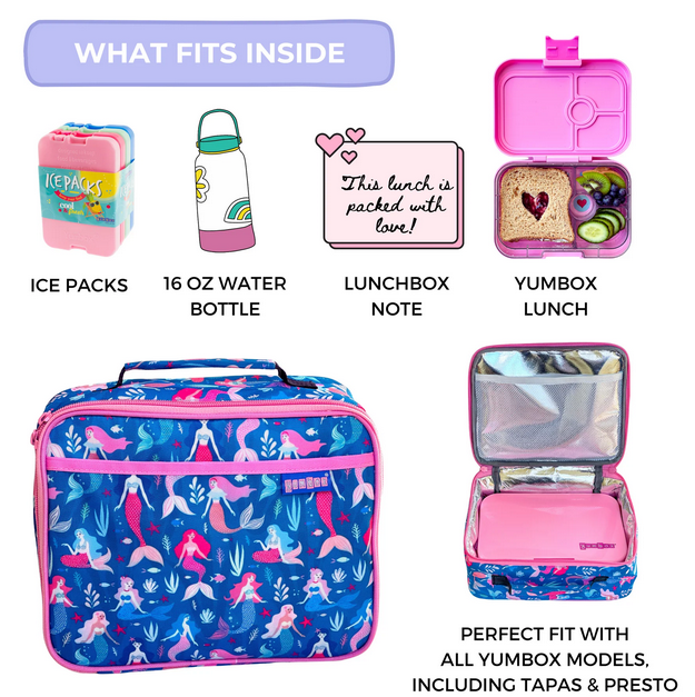 Yumbox -Lunch Bag  -Mermaid Print