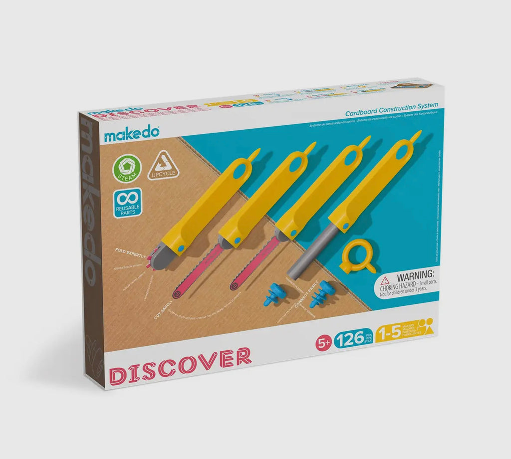 Makedo -Discover Cardboard Box Construction Kit