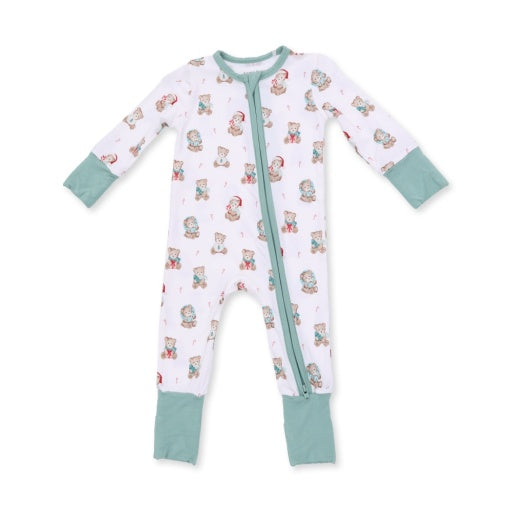 Christmas Teddy Bears Uni - Convertible Romper