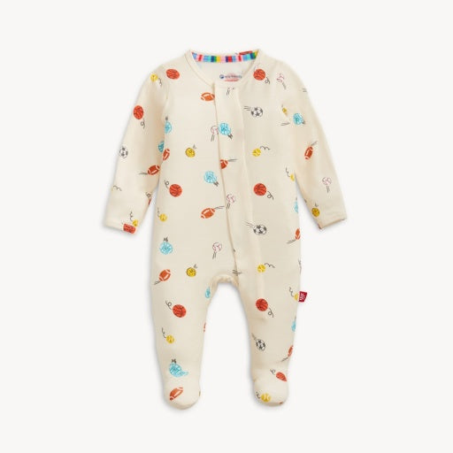 LITTLE BALLER MODAL MAGNETIC FOOTIE