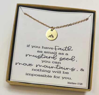 Move Mountains Necklace - Gold