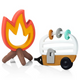Little Camper Baby Teether Toy