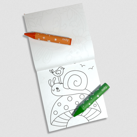 Carry-Along: Coloring Book Set - Garden Pals