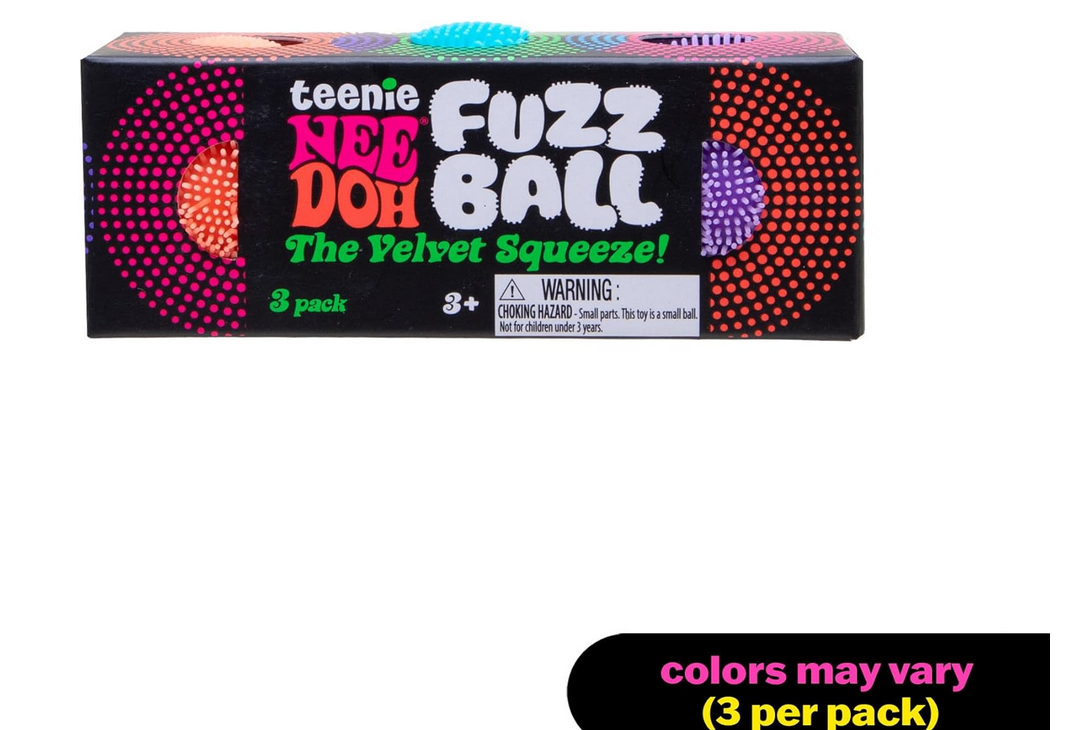 FUZZ BALL TEENIE NEEDOH 3 PACK