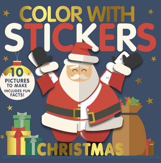 Color with Stickers: Christmas Book