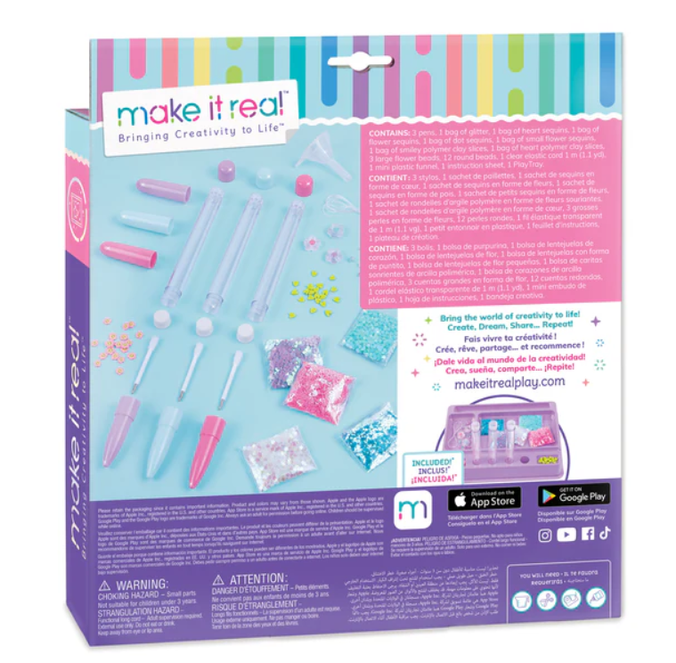 DIY Floaty Pens Craft Kit - Make 3 Sparkly Pens