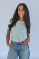 The Sunday Breastfeeding Tee Light Blue