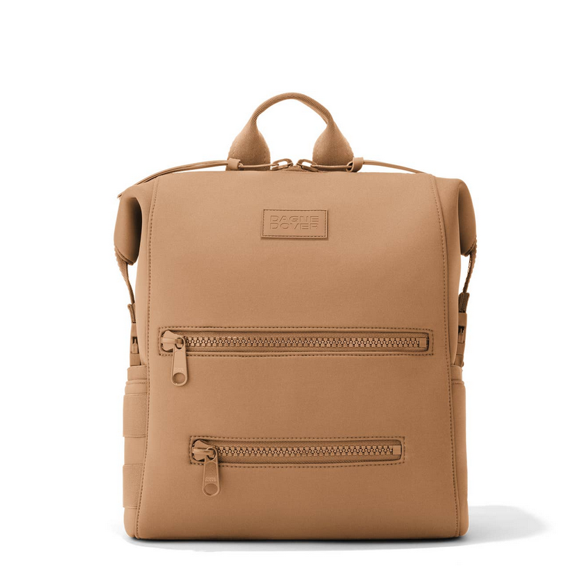 Indi Diaper Backpack in Camel, Medium