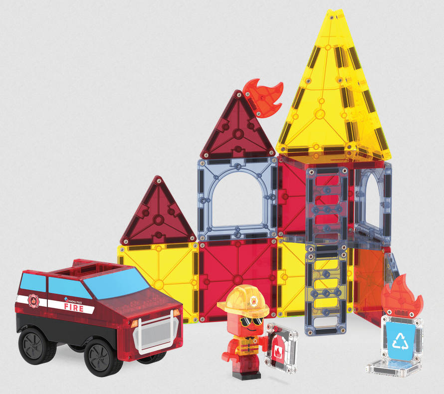 Magna-Tiles Fire Rescue 27-Piece Set