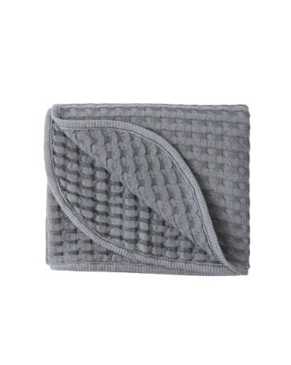 WAFFLE BABY BLANKET OCEAN OCEAN