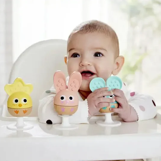 Cheery Critter Rattle Trio