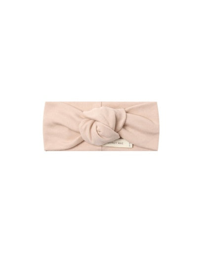 KNOTTED HEADBAND DUSTY ROSE
