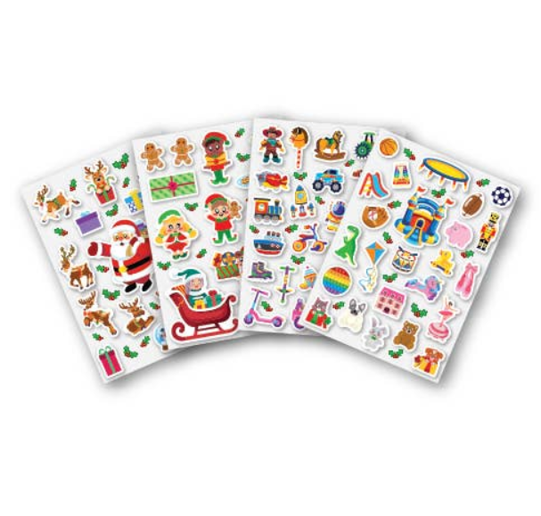Holiday Sticker Magic - Santa's Workshop