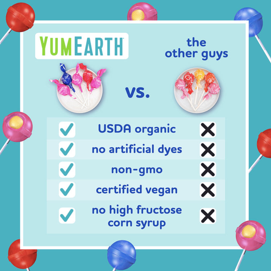 YumEarth Organic Assorted Flavor DuoPops 20 count