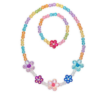 Blooming Beads Necklace + Bracelet Set