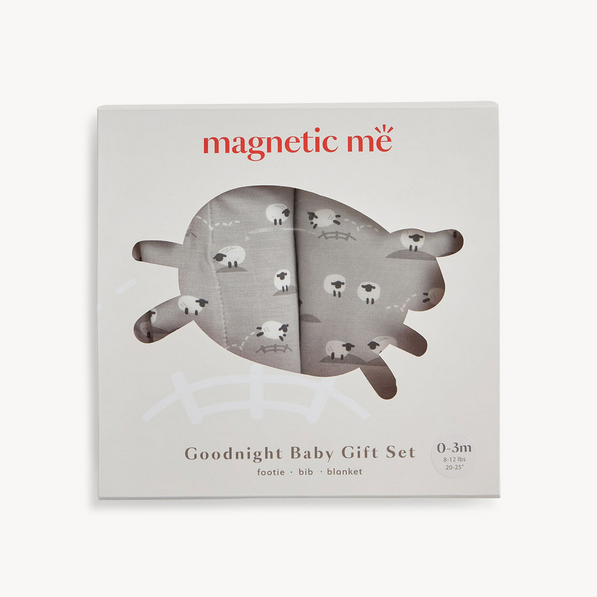 BAA BAA BABY GREY MODAL 3PC GIFT SET NB