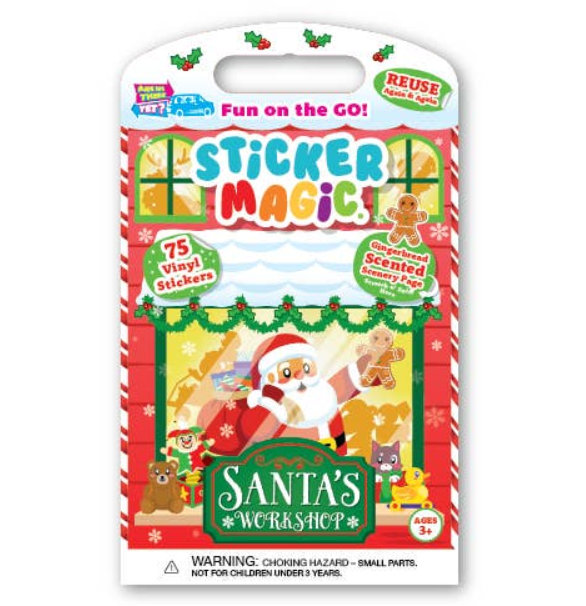 Holiday Sticker Magic - Santa's Workshop