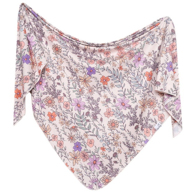 Flora Knit Blanket Single
