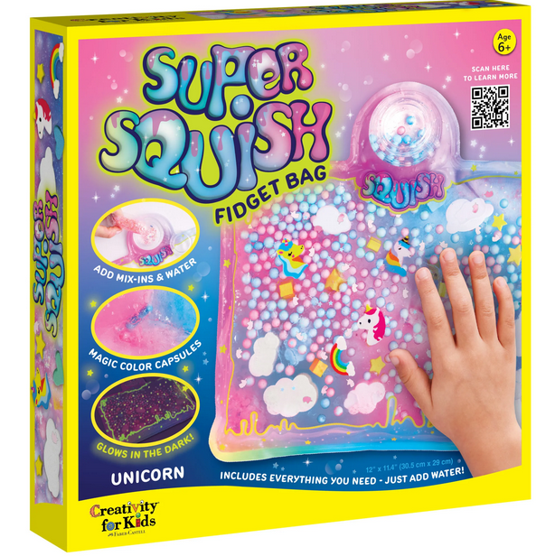 Super Squish Fidget Bag Unicorn Activity