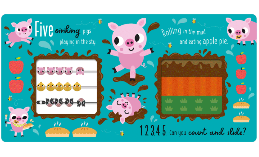 COUNT AND SLIDE FARMYARD FRIENDS