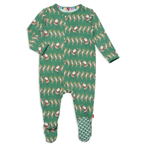 Christmas Can Can Footie Pajama