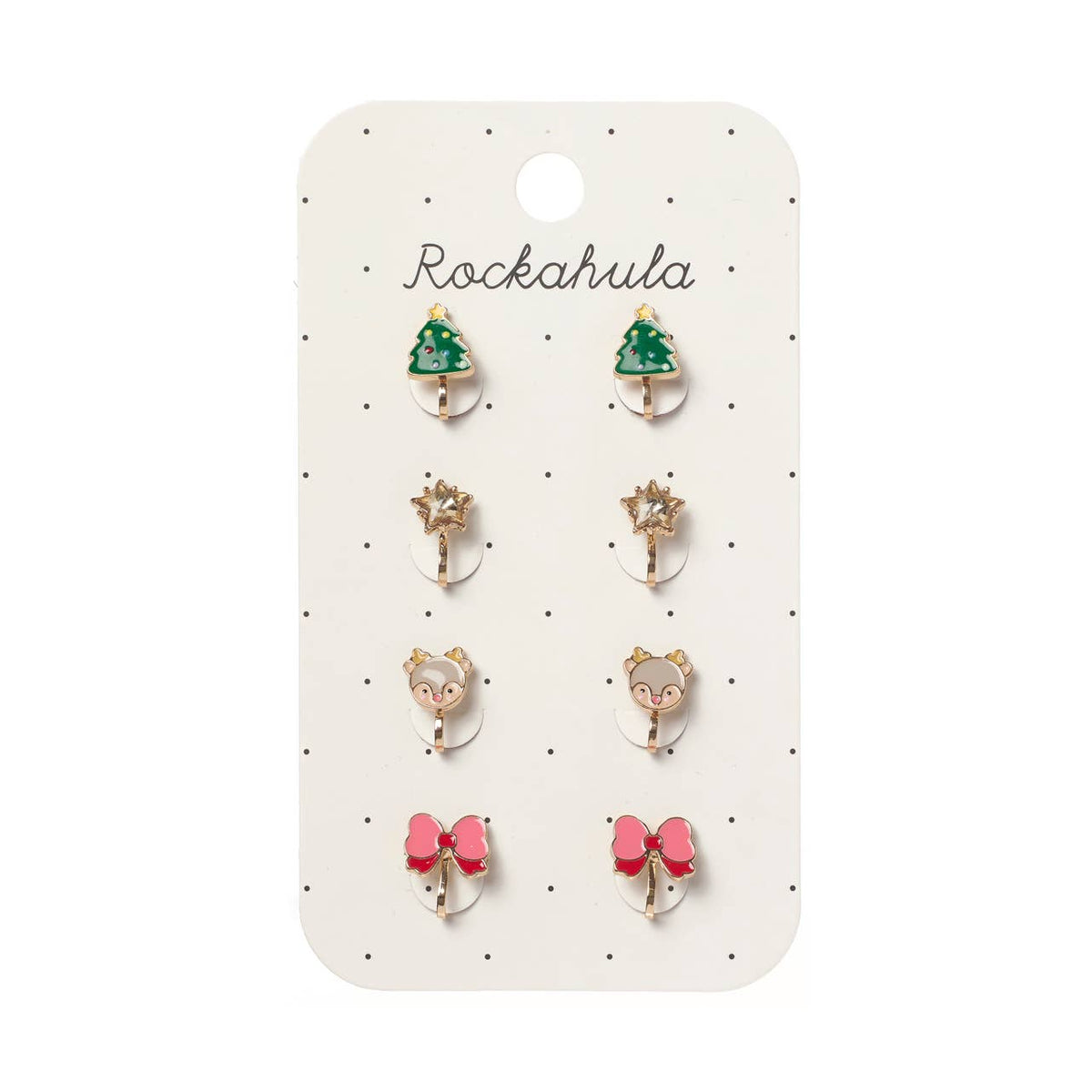 Jolly Christmas Clip On Earrings