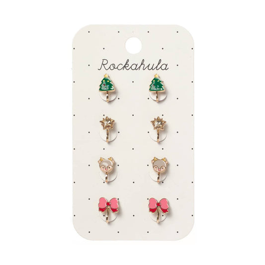 Jolly Christmas Clip On Earrings