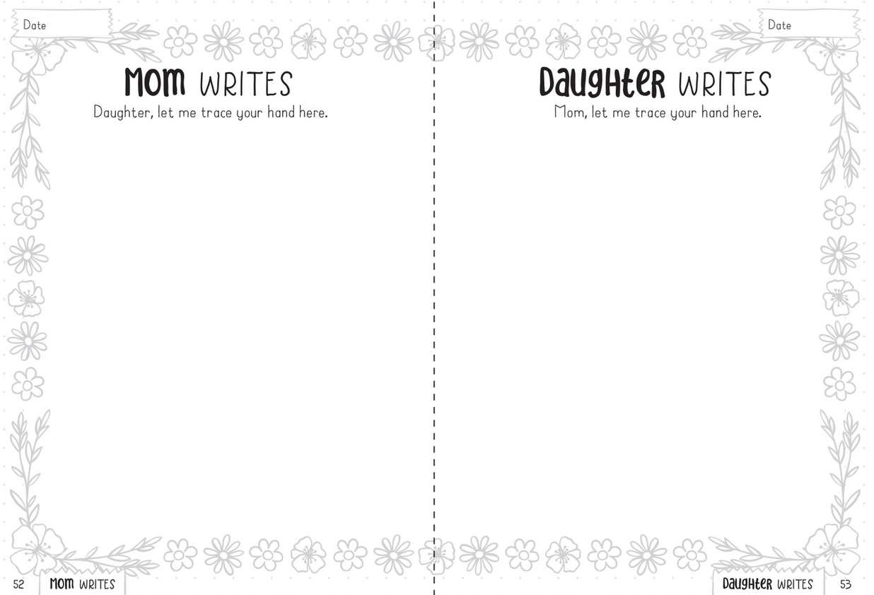 Love, Mom and Me: A Mother & Daughter Keepsake Journal!