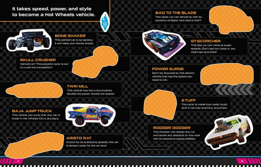 Hot Wheels Let's Race: Revved-Up Sticker  Activity Book