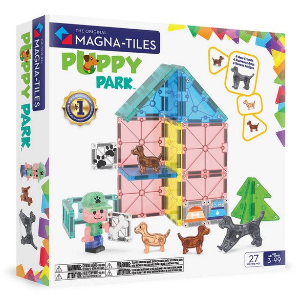 Magna-Tiles Puppy Park 27-Piece Set