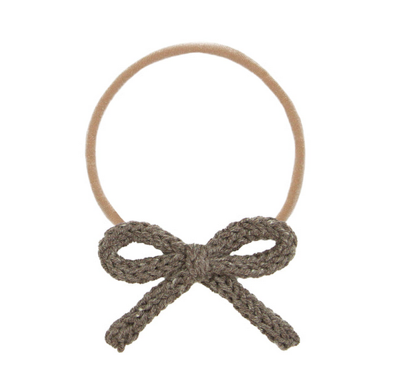 Crochet Bow - Cocoa Headband