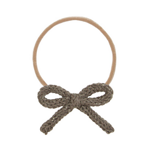Crochet Bow - Cocoa Headband
