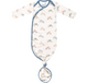 Ryder Motorcycle Newborn Knotted Gown