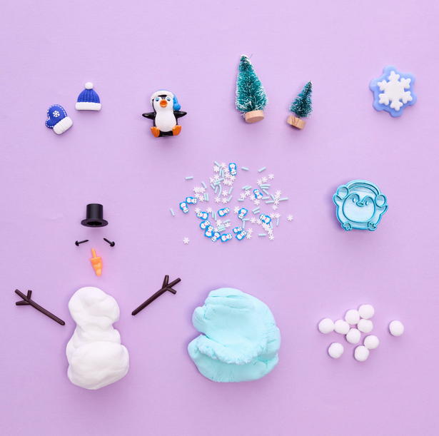 Holiday Sensory Pack Winter Cloud Clay