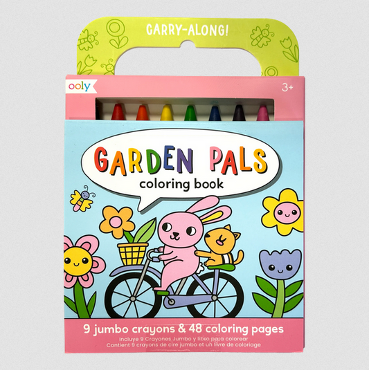 Carry-Along: Coloring Book Set - Garden Pals