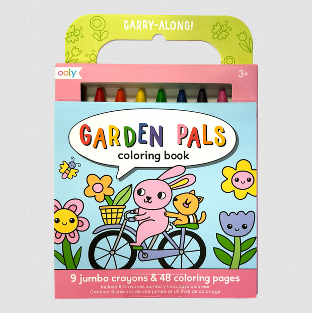 Carry-Along: Coloring Book Set - Garden Pals