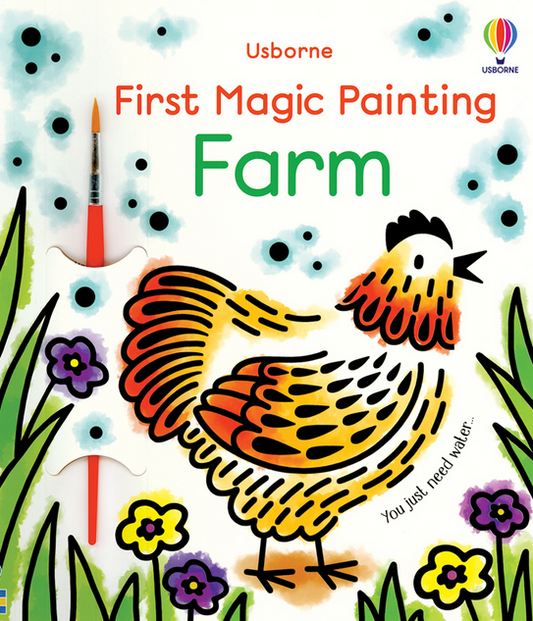 First Magic Painting Book - Farm