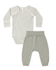 SIDE SNAP BODYSUIT + PANT SET LAUREL STRIPE