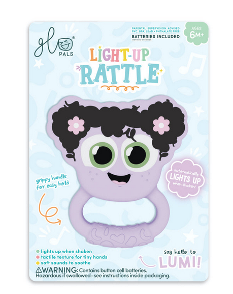 Glo Pals Light Up Rattle Purple