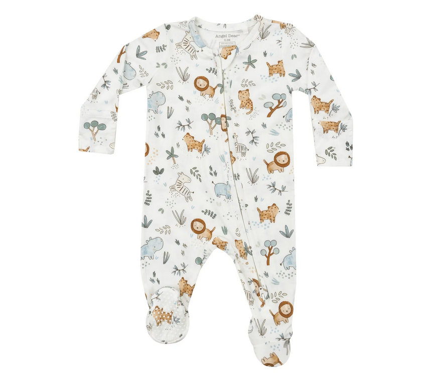 Delicate Safari 2 Way Zipper Footie