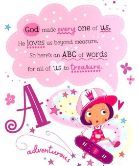 My Pretty Pink ABC of God Loves Me Book